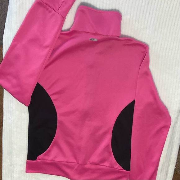 Puma Sport Lifestyles Women’s Pink Full Zip Collared Sweatshirt - Picture 5 of 8